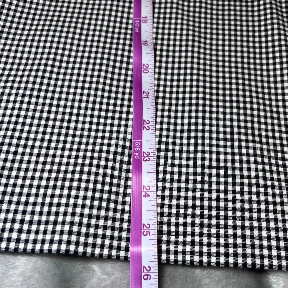 Alfred Dunner Womens Size 12 Floral Embroidered Shirt Under Shirt Gingham Button - Picture 9 of 15